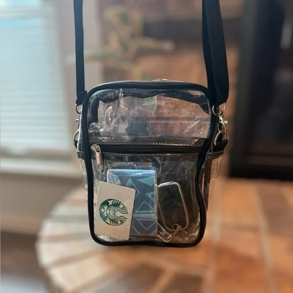 Clear Stadium Crossbody Bag - Picture 1 of 11